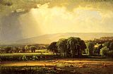 Harvest Scene in the Delaware Valley by George Inness